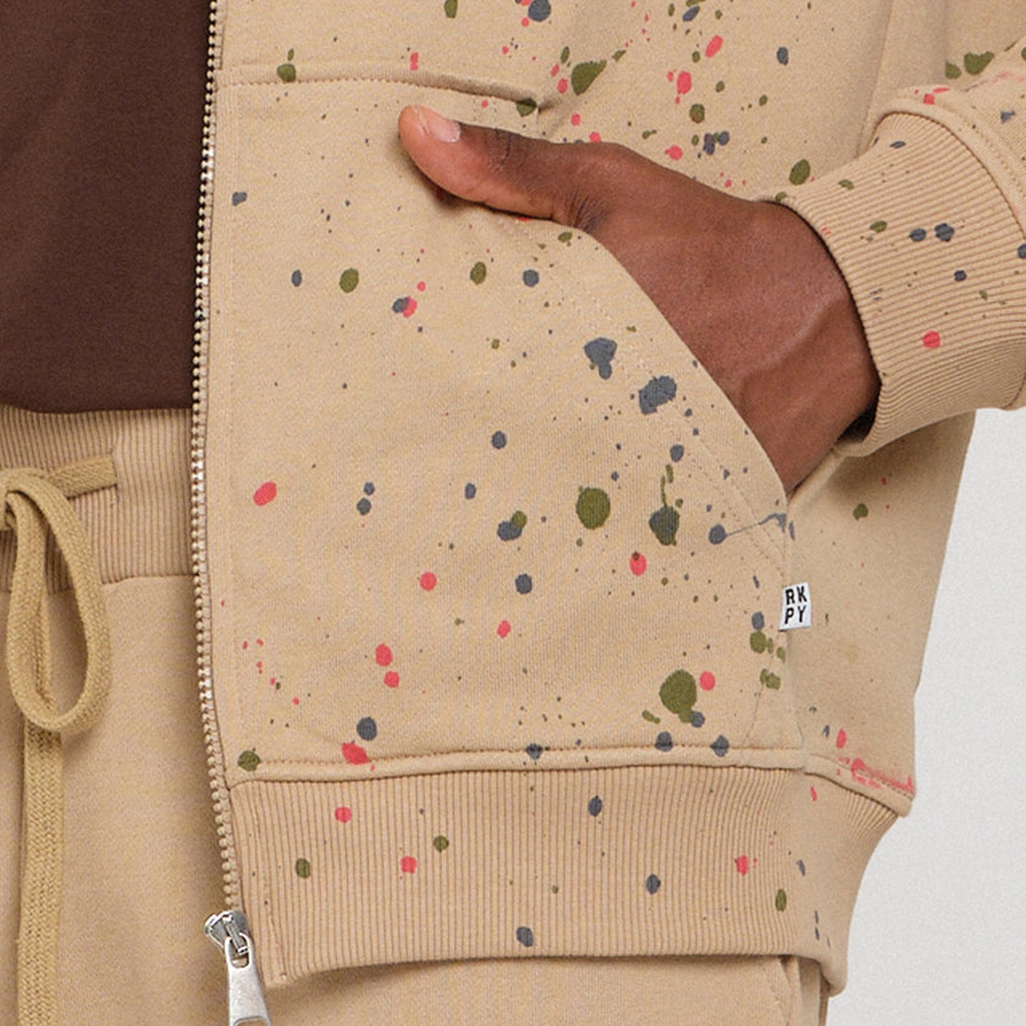 Rockupy Unisex Janne Bej Hoodie Jacket