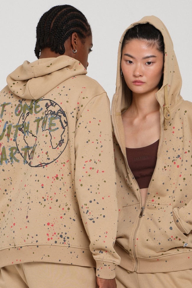  Rockupy Unisex Janne Bej Hoodie Jacket