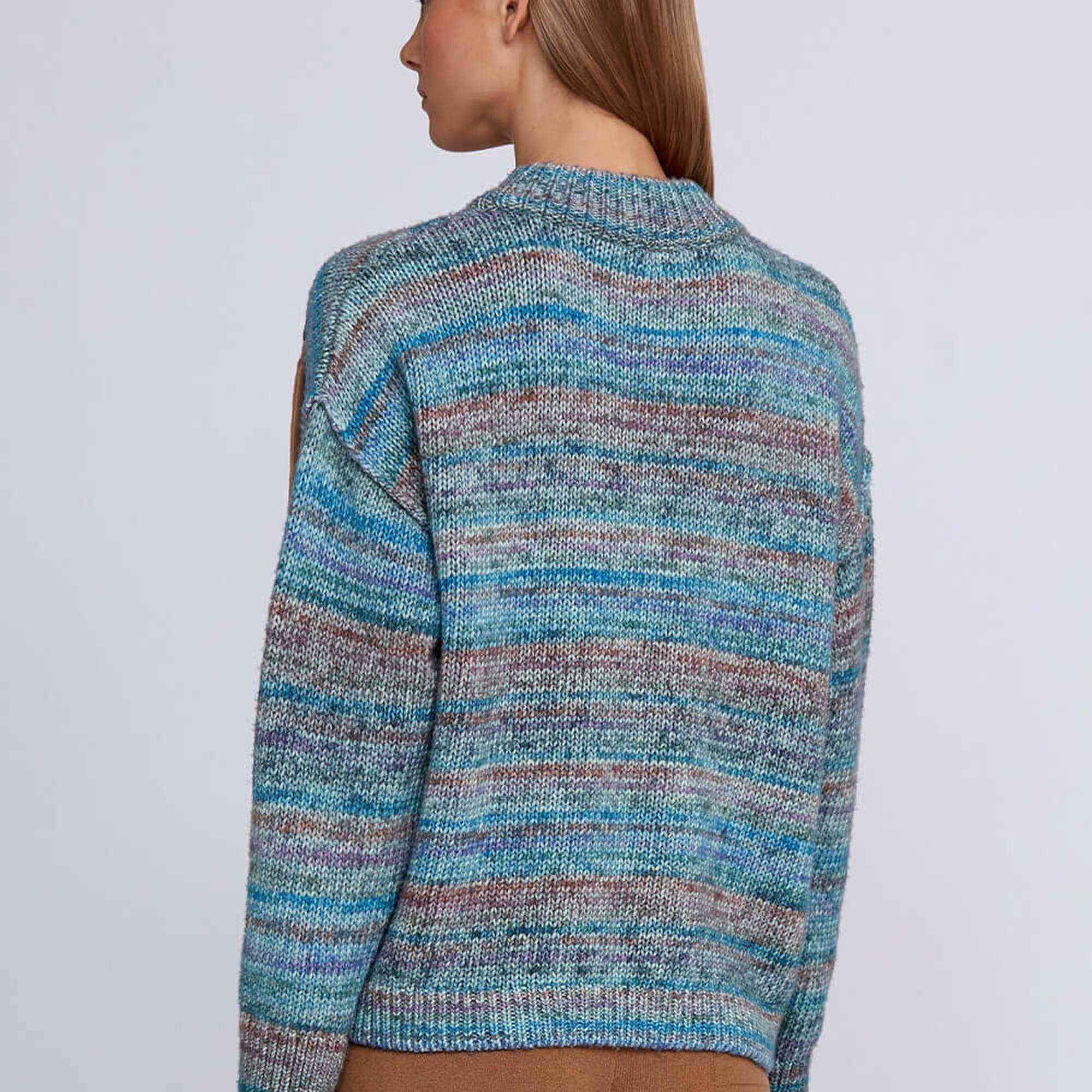 Knitss Organik Pamuk Yün Karışımlı Mavi Triko