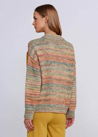  Knitss Organik Pamuk Yün Karışımlı Çok Renkli Triko