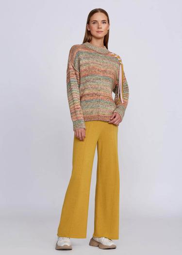  Knitss Organik Pamuk Yün Karışımlı Çok Renkli Triko