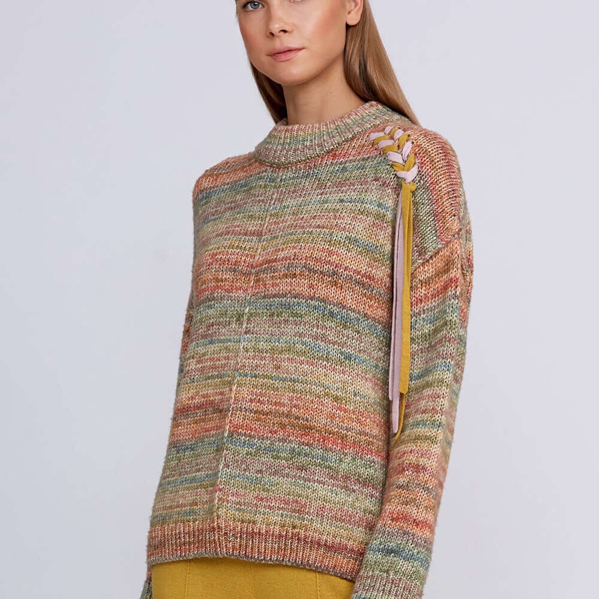 Knitss Organik Pamuk Yün Karışımlı Çok Renkli Triko