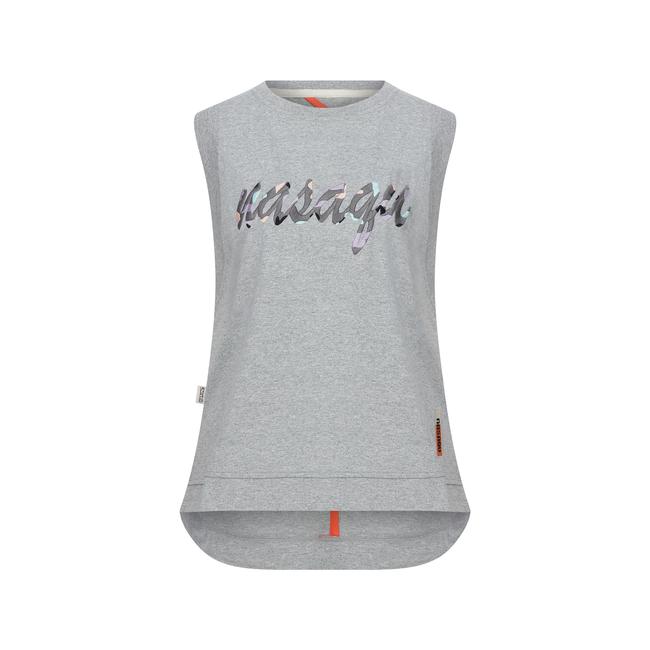  Nasaqu Kadın Kyz Nakışlı İkonik Gri Krom Top