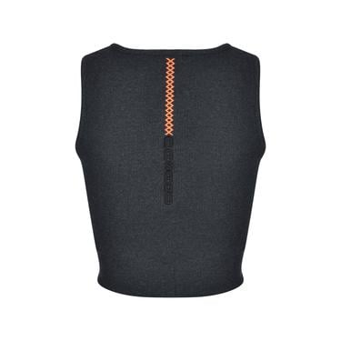  Nasaqu Kadın Aktif Fermuarlı Antrasit Crop Top