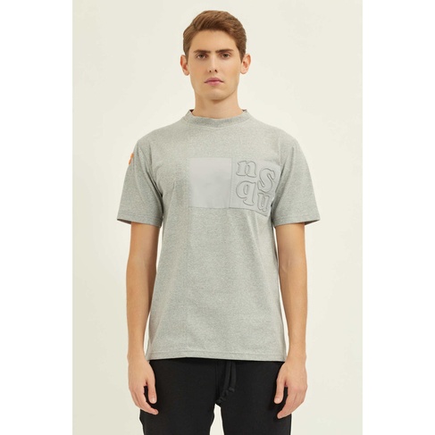  Nasaqu Erkek Uru City Gri Krom T-Shirt