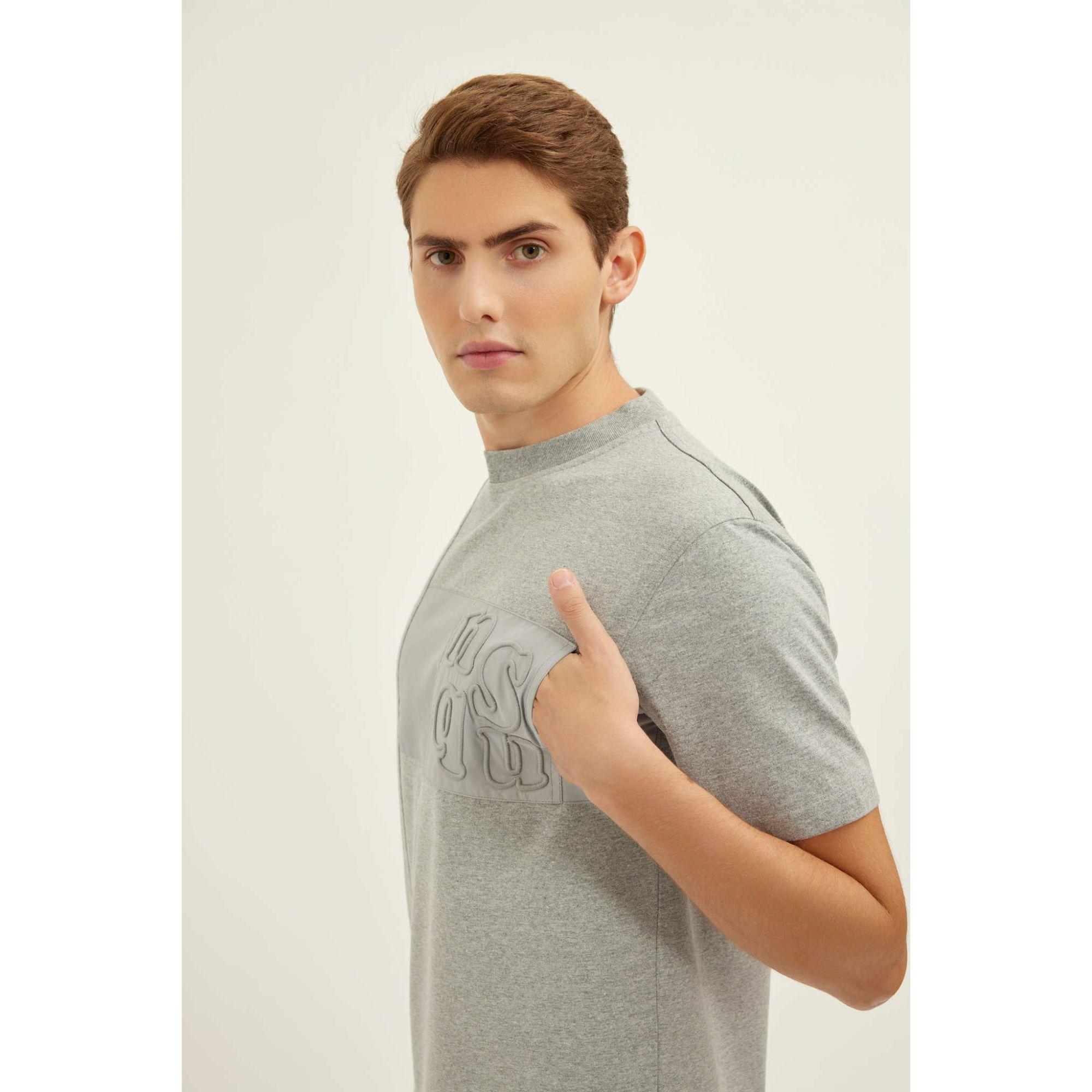 Nasaqu Erkek Uru City Gri Krom T-Shirt