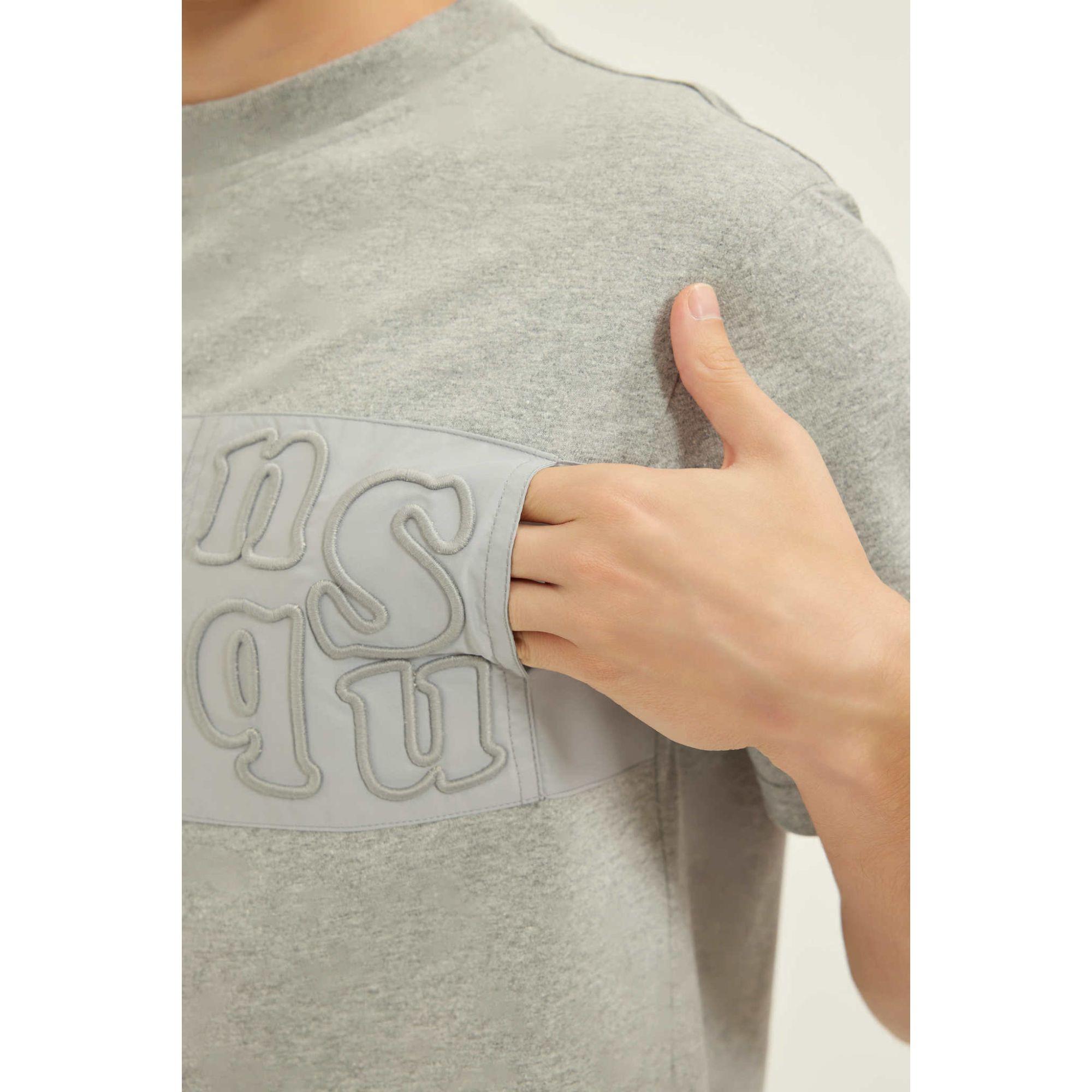 Nasaqu Erkek Uru City Gri Krom T-Shirt