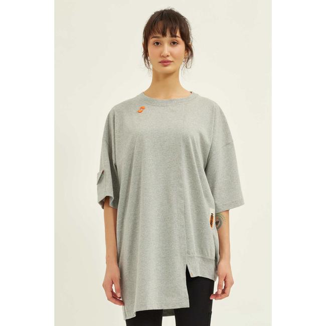  Nasaqu Unisex Enu Way Out  Gri T-Shirt