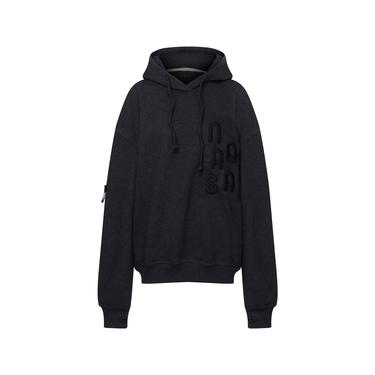  Nasaqu Erkek Isatum Kapüşonlu Antrasit Sweat