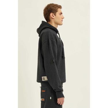  Nasaqu Erkek Isatum Kapüşonlu Antrasit Sweat