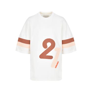  Nasaqu Erkek Subar Oversize Ekru T-Shirt