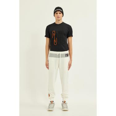  Nasaqu Unisex Rebu Jogger Beyaz Eşofman Altı