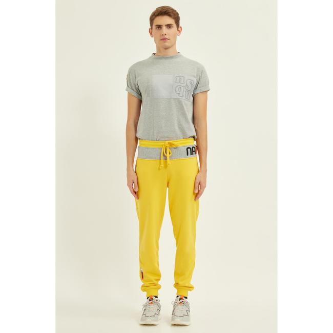  Nasaqu Unisex Rebu Jogger Sarı Eşofman Altı