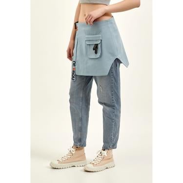  Nasaqu Unisex Aqru Açık Mavi Bel Çantası