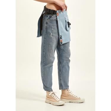  Nasaqu Unisex Aqru Açık Mavi Bel Çantası