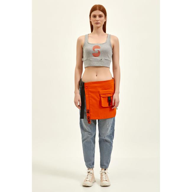  Nasaqu Unisex Aqru Oranj Bel Çantası