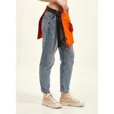  Nasaqu Unisex Aqru Oranj Bel Çantası