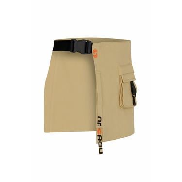  Nasaqu Unisex Aqru Bej Bel Çantası