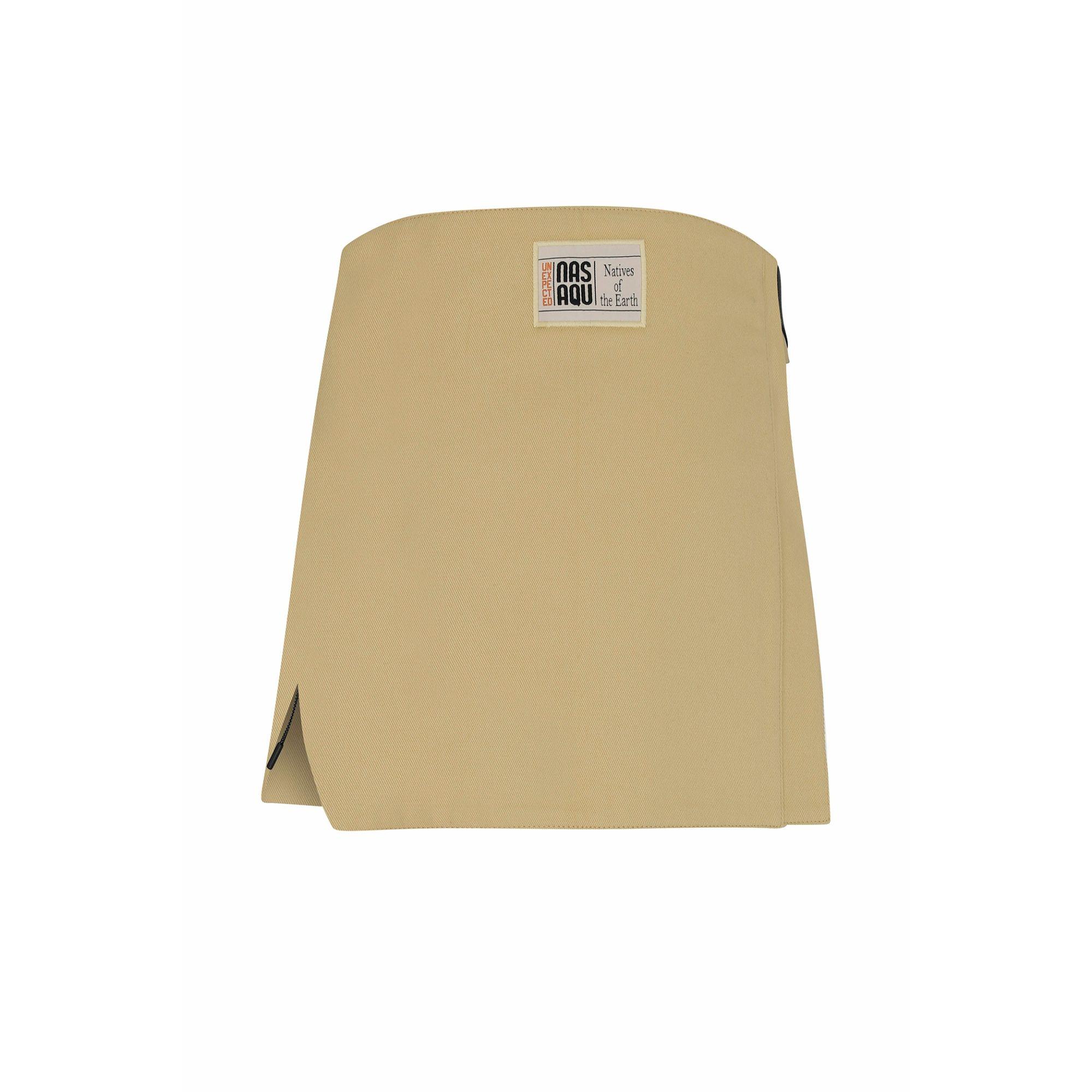 Nasaqu Unisex Aqru Bej Bel Çantası