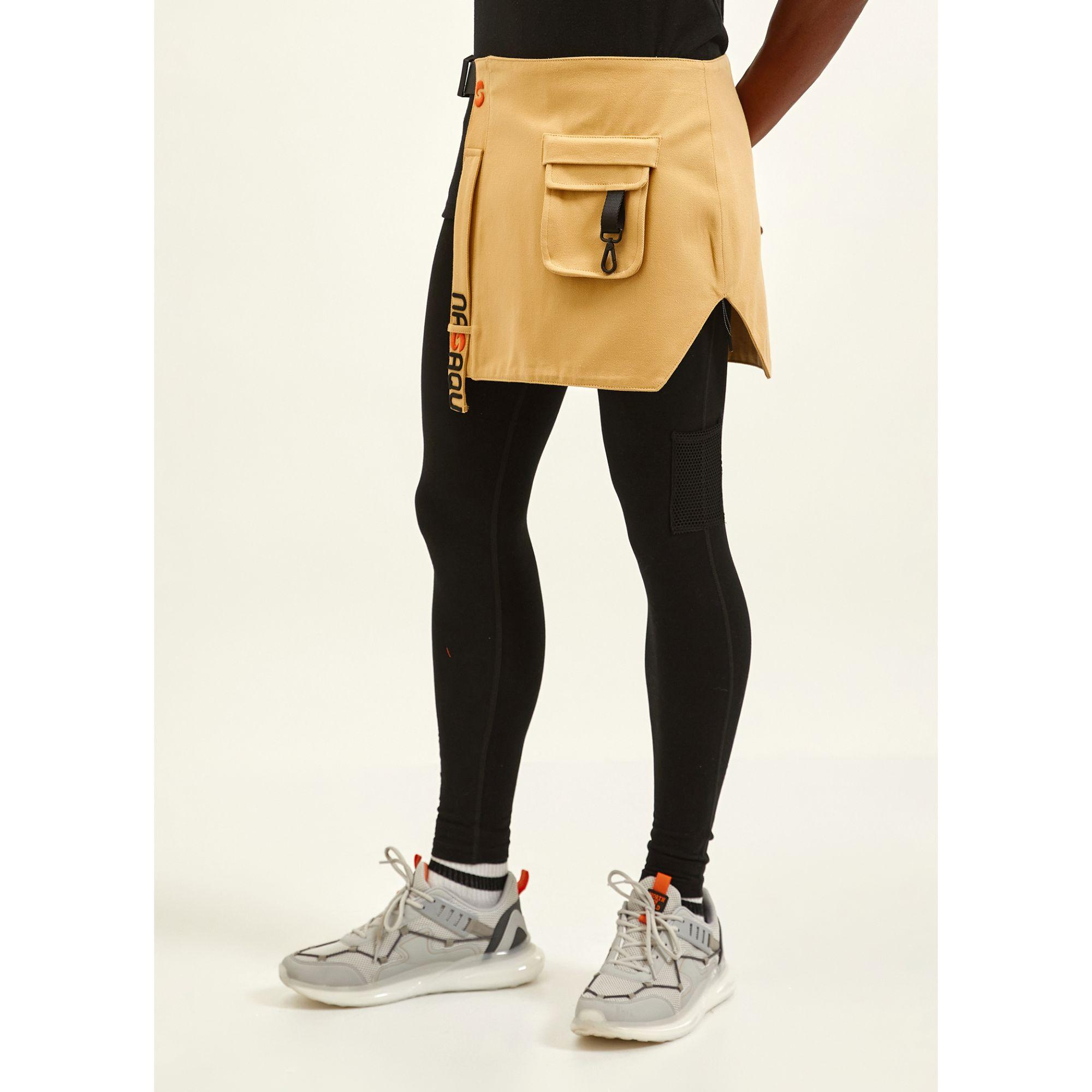 Nasaqu Unisex Aqru Bej Bel Çantası