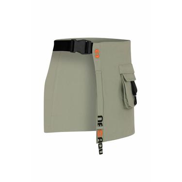  Nasaqu Unisex Aqru Haki Bel Çantası