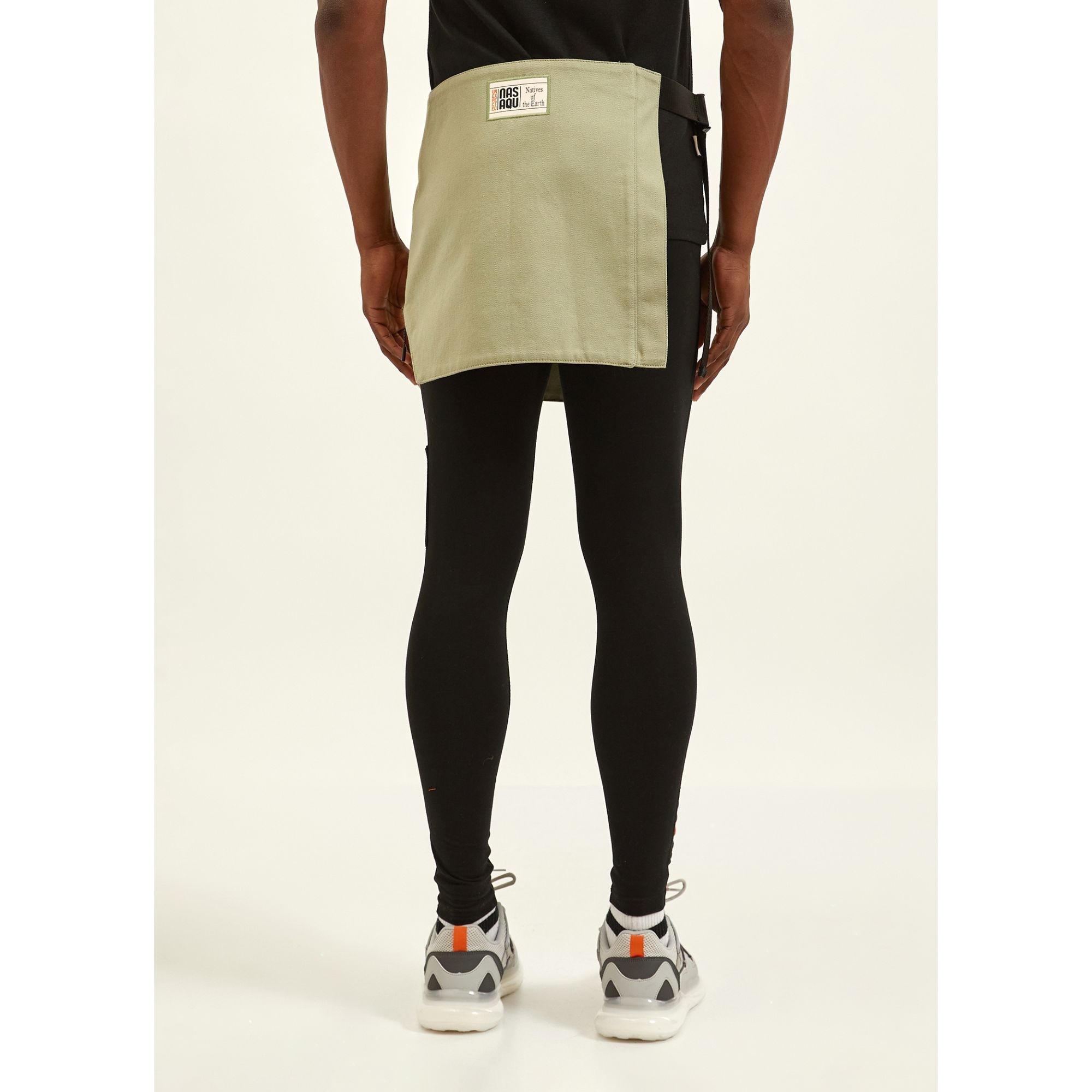 Nasaqu Unisex Aqru Haki Bel Çantası