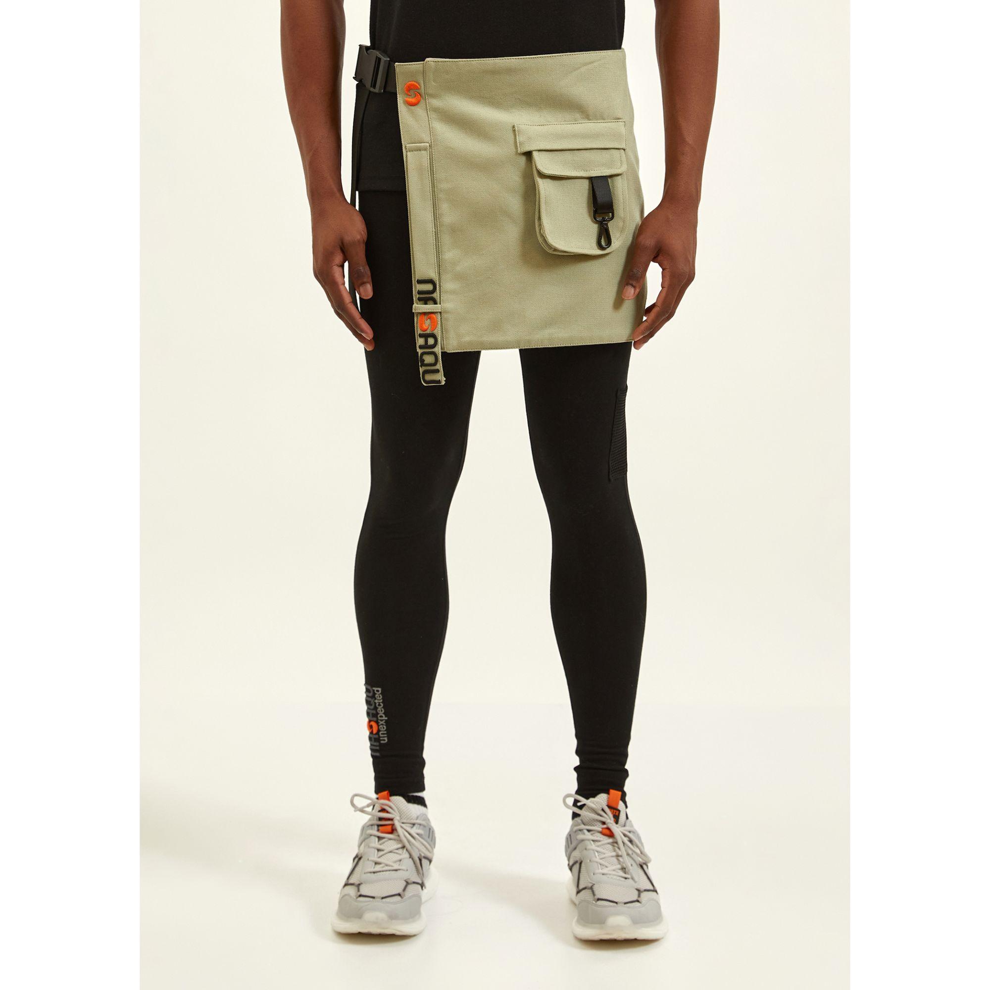 Nasaqu Unisex Aqru Haki Bel Çantası