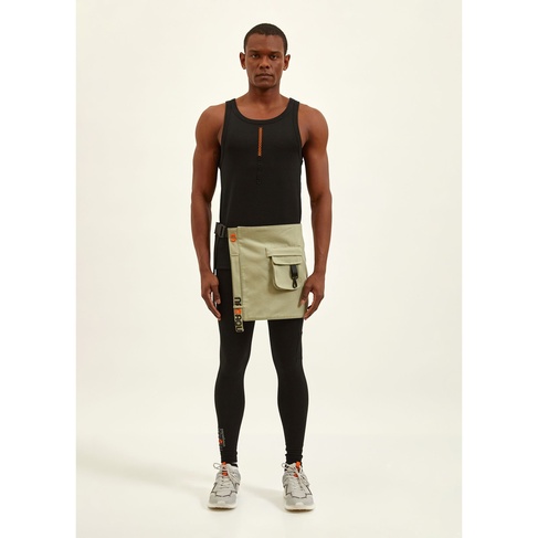  Nasaqu Unisex Aqru Haki Bel Çantası