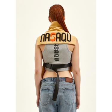  Nasaqu Unisex Ush Yüksek Yaka Bej Yelek