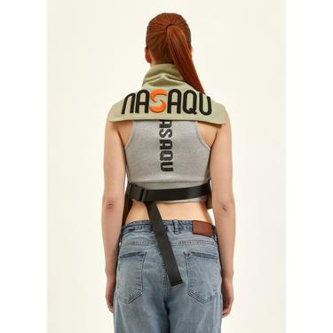  Nasaqu Unisex Ush Yüksek Yaka Haki Yelek