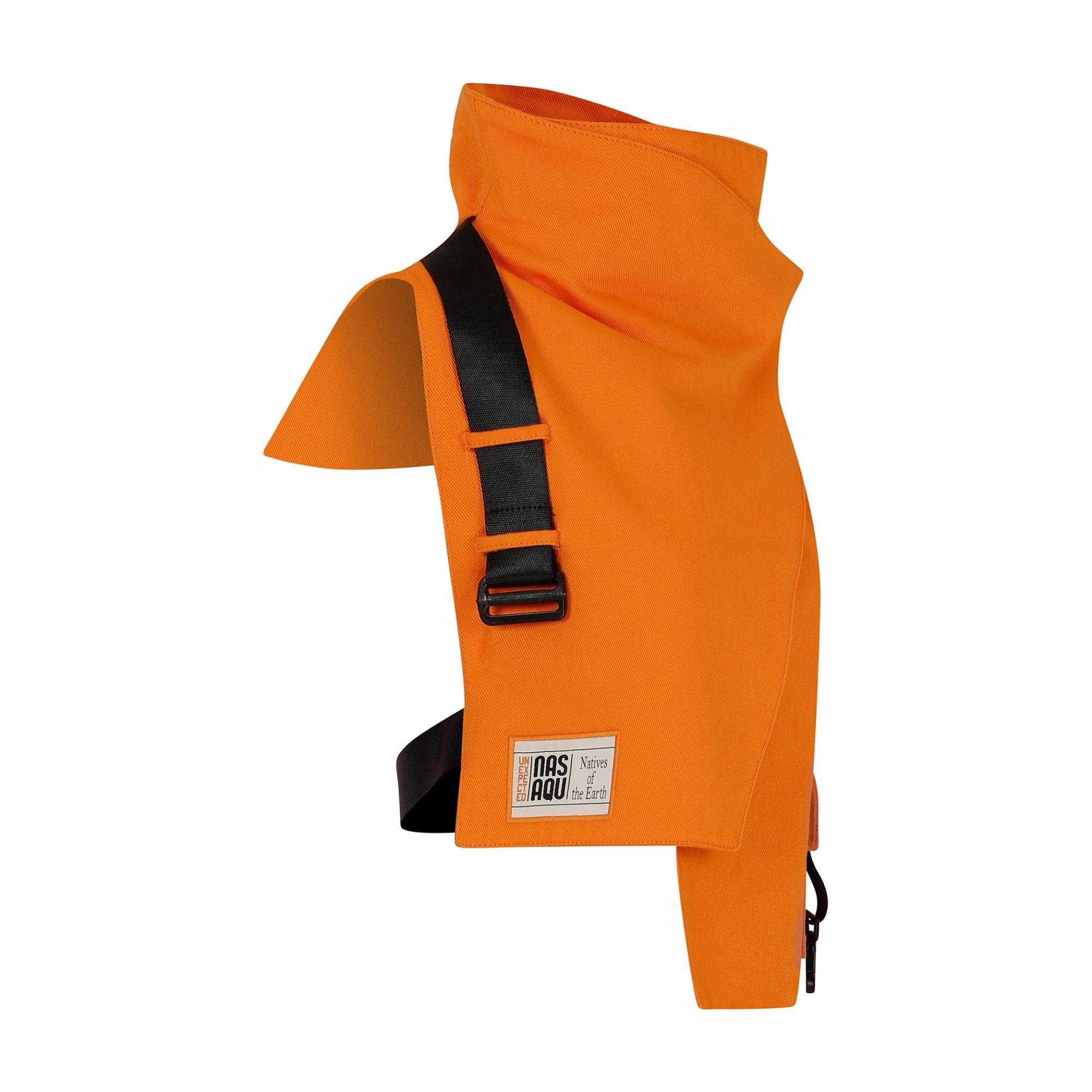 Nasaqu Unisex Ush Yüksek Yaka Oranj Yelek