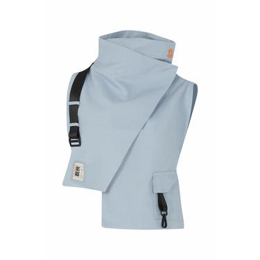  Nasaqu Unisex Ush Yüksek Yaka Açık Mavi Yelek