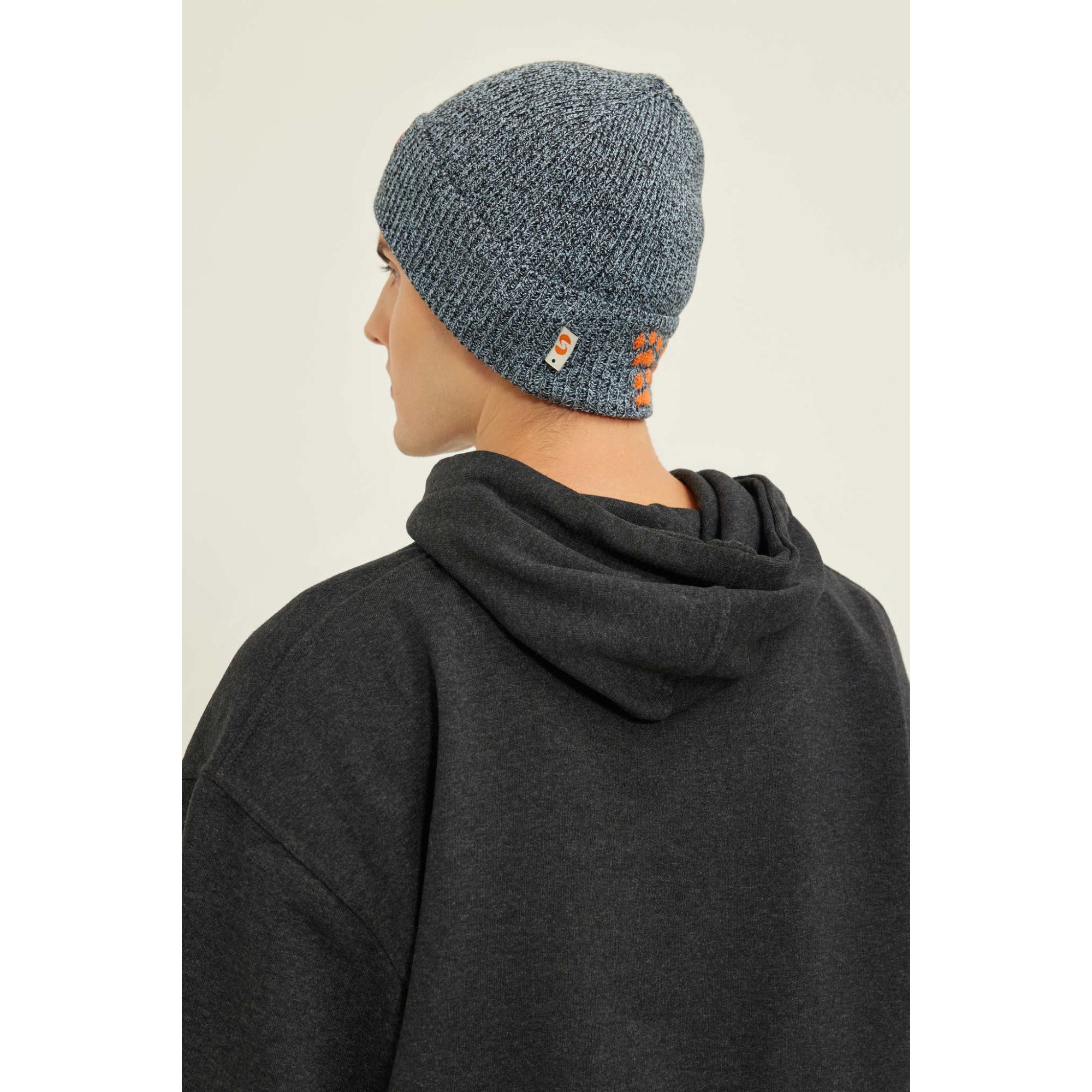 Nasaqu Unisex Nibruki Örgü Siyah & Gri Bere