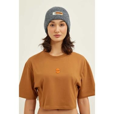  Nasaqu Unisex Nibruki Örgü Siyah & Gri Bere