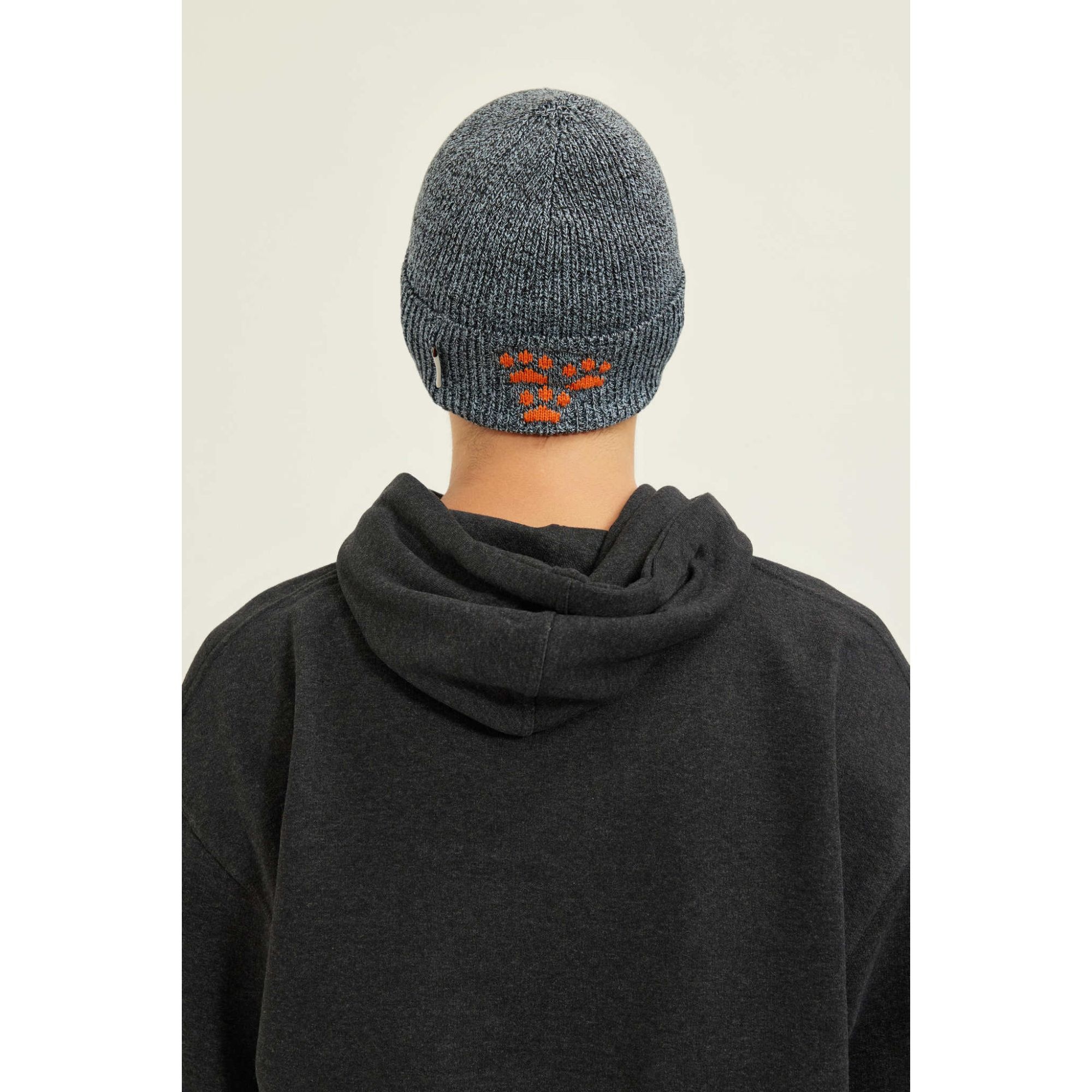 Nasaqu Unisex Nibruki Örgü Siyah & Gri Bere