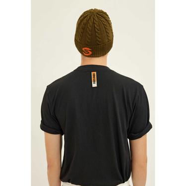  Nasaqu Unisex Satu Örgülü Haki Bere