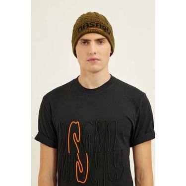  Nasaqu Unisex Satu Örgülü Haki Bere