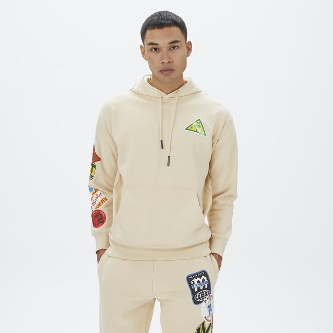  Market Hard Pullover Erkek Krem Hoodie