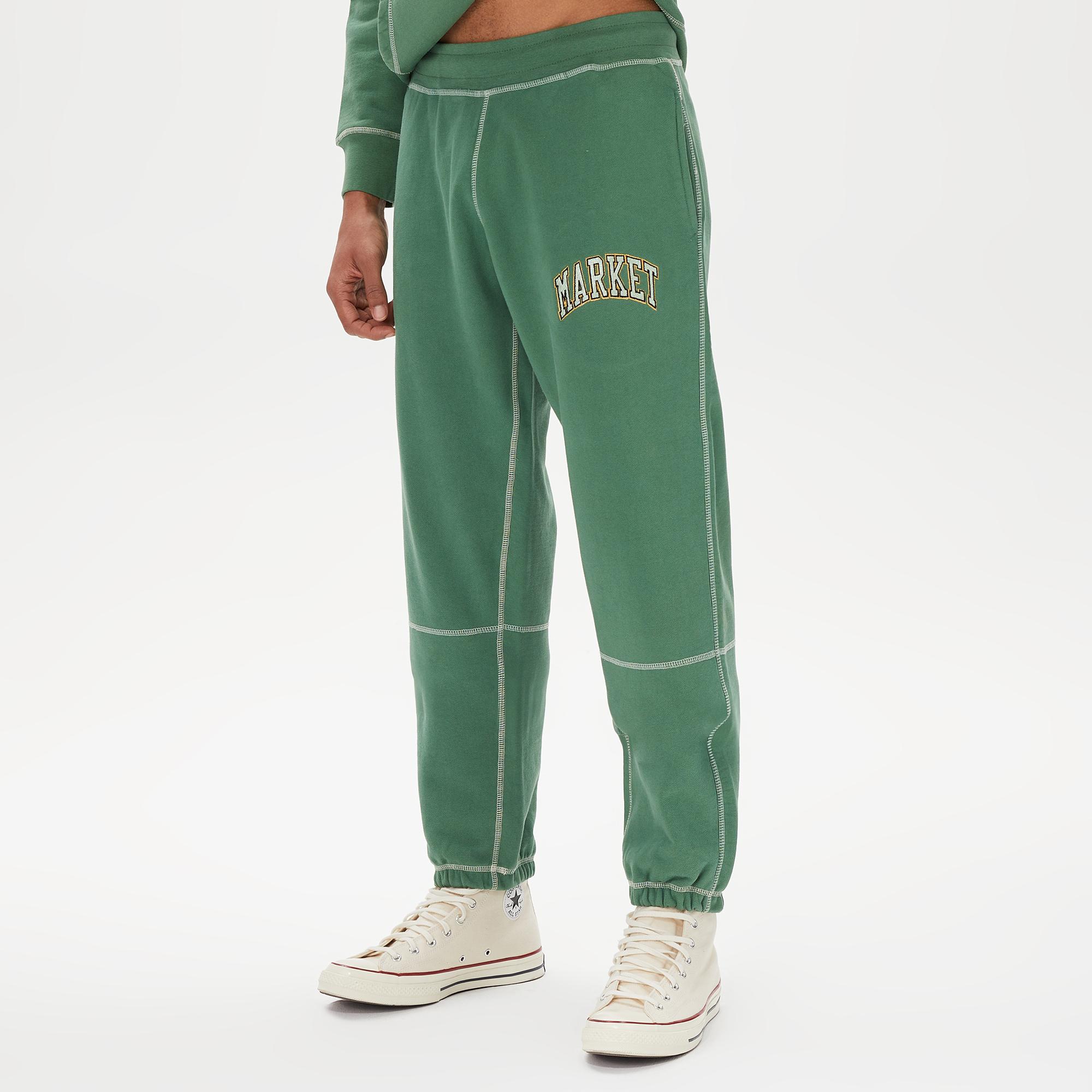 Market Triple Stitch Sweat Erkek Yeşil Pantolon