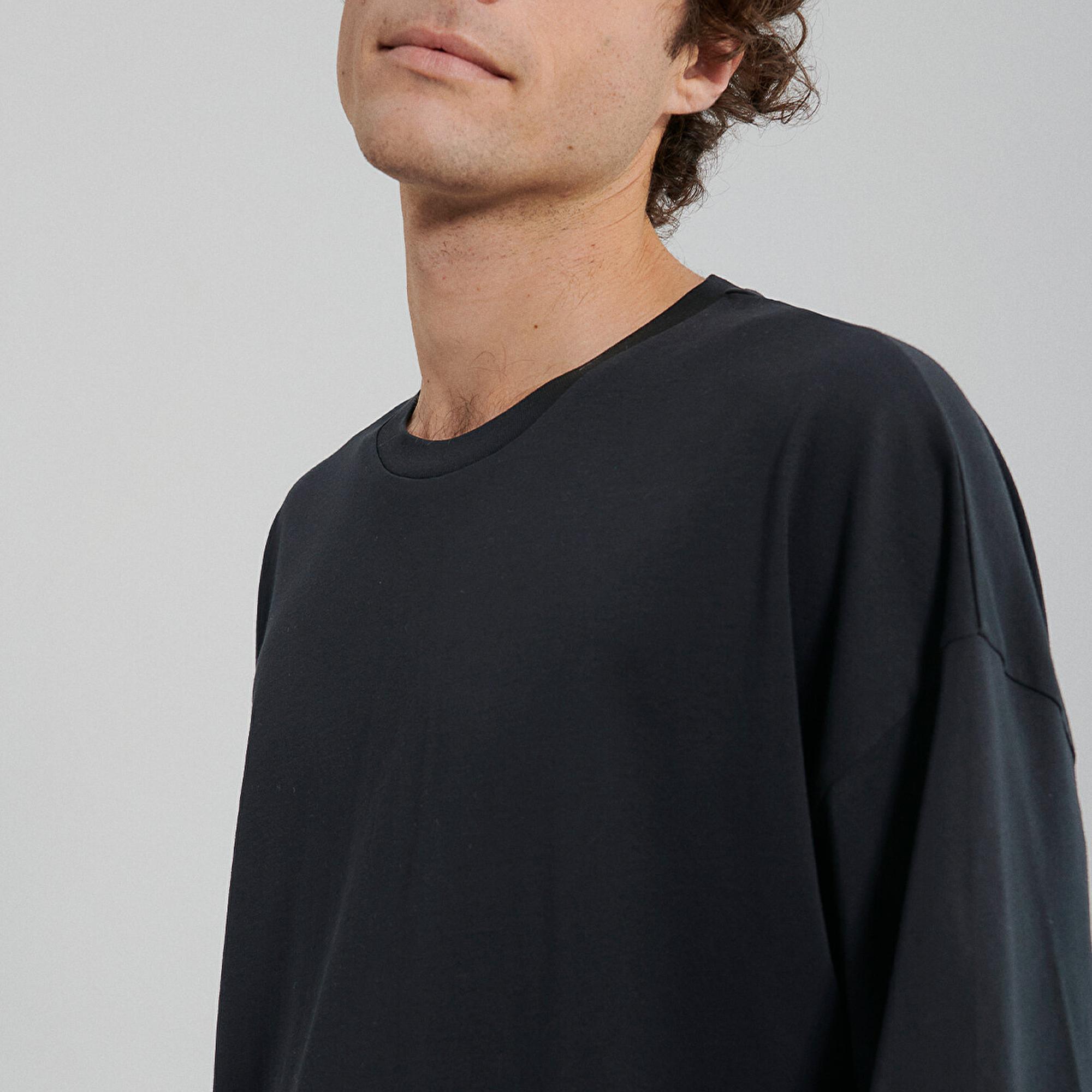 Mavi 2li Oversize Siyah Basic Tişört Seti Oversize / Geniş Kesim 0612162-900