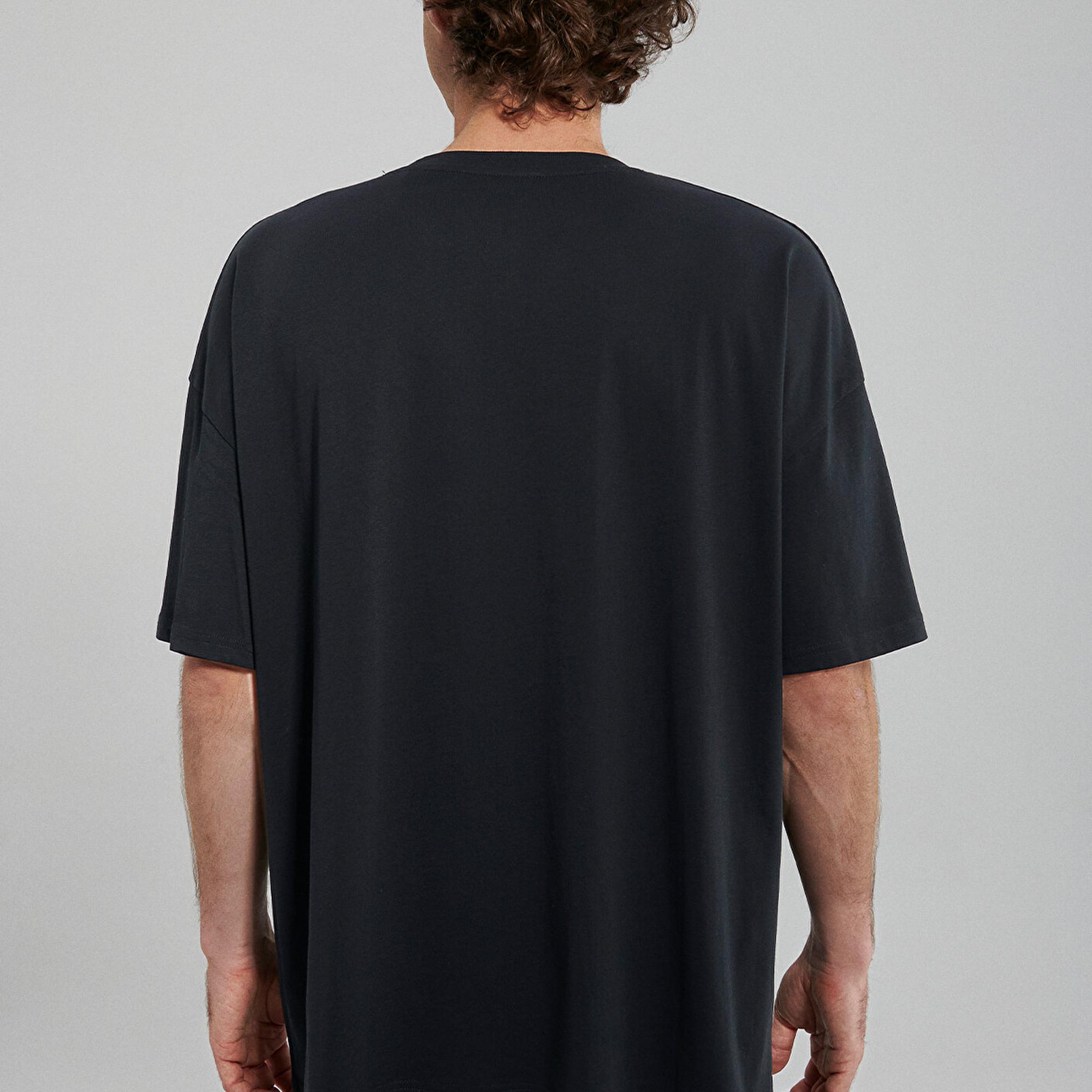 Mavi 2li Oversize Siyah Basic Tişört Seti Oversize / Geniş Kesim 0612162-900