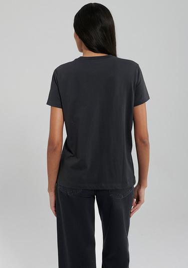  Mavi Mavi Logo Baskılı Gri Tişört Regular Fit / Normal Kesim 1612232-34853