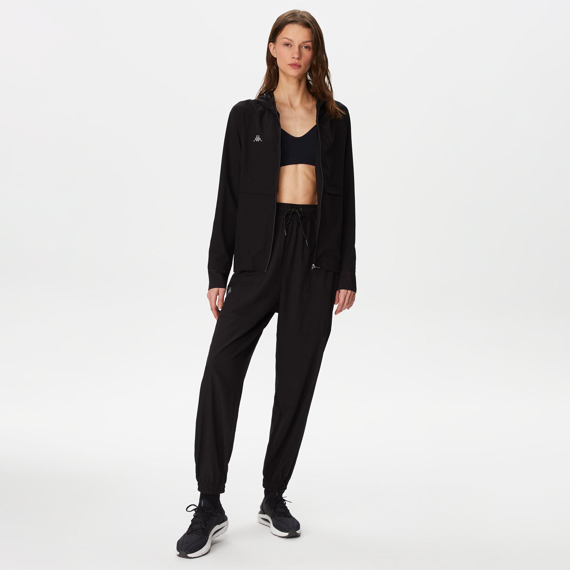 Kappa Authentic Maon Kadın Siyah Günlük Eşofman Altı