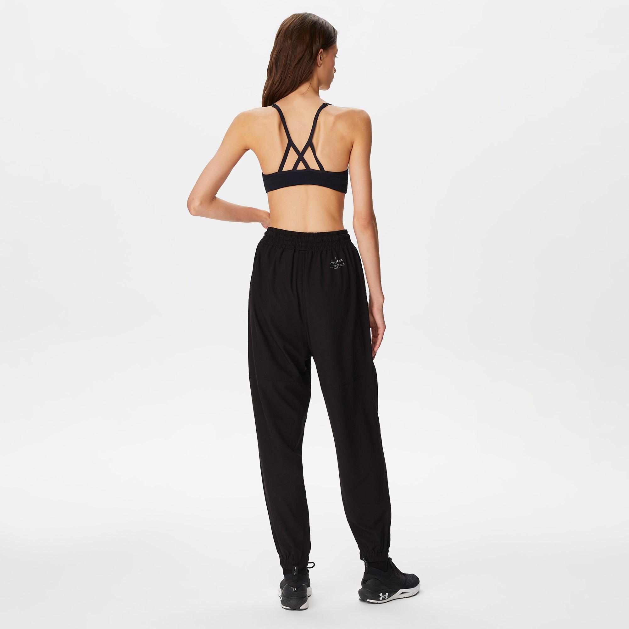 Kappa Authentic Maon Kadın Siyah Günlük Eşofman Altı