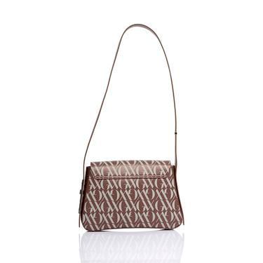  Glows Vega Kadın Deri Flap Çanta Kahverengi