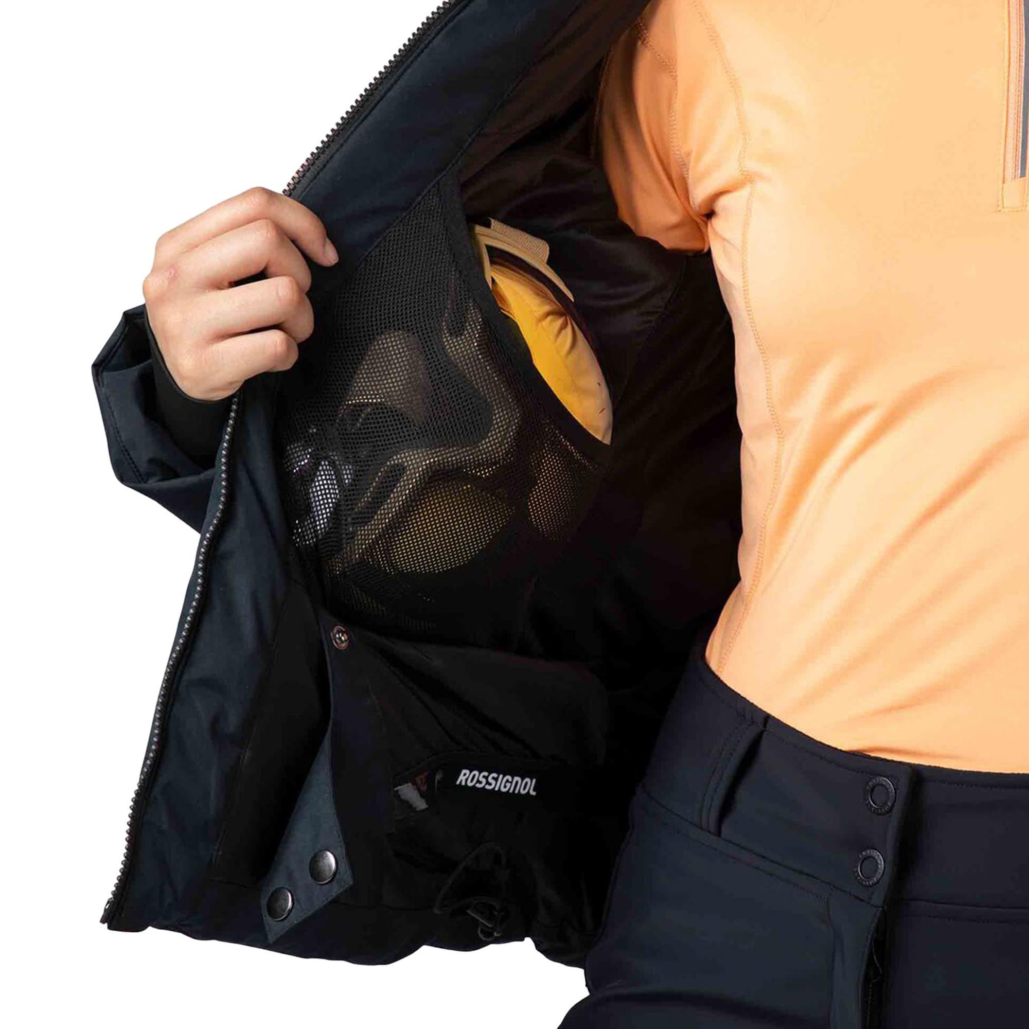 Rossignol Courbe Kadın Siyah Kayak Ceketi