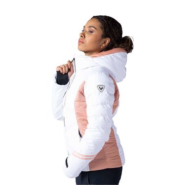  Rossignol Courbe Kadın Beyaz Kayak Ceketi