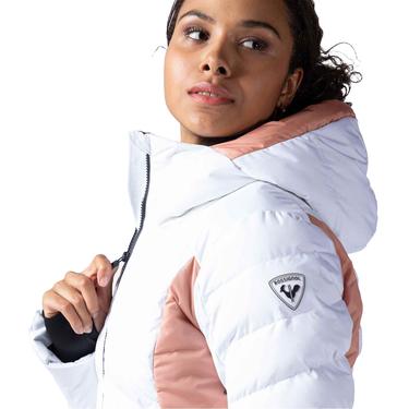  Rossignol Courbe Kadın Beyaz Kayak Ceketi