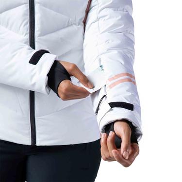  Rossignol Courbe Kadın Beyaz Kayak Ceketi