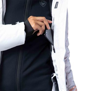  Rossignol Courbe Kadın Beyaz Kayak Ceketi